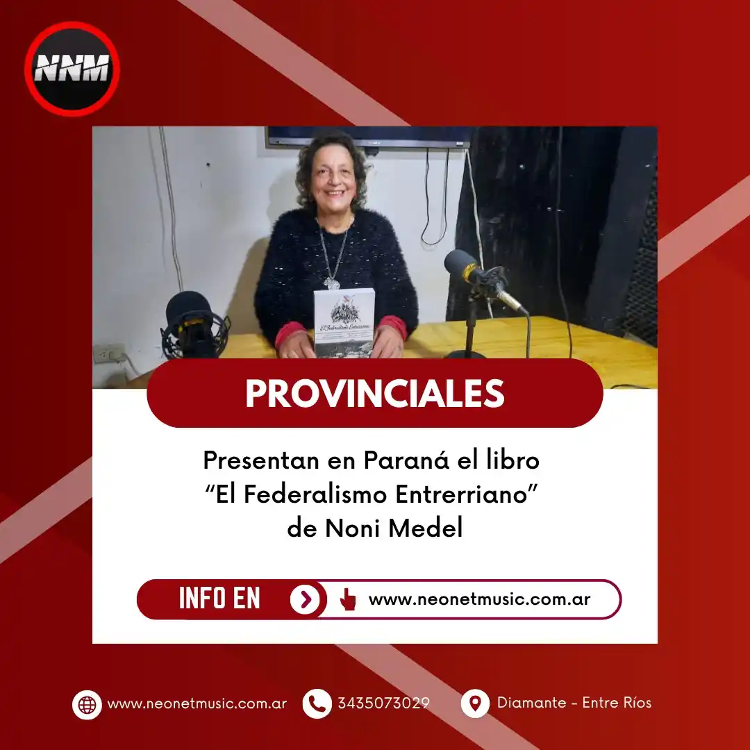 Image from Neo Net Music (Noticias): 📖🌱 El próximo jueves 26 de junio a las 18 h, la ciudad de Paraná ser...