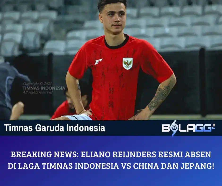 Image from ๐๐๐๐๐๐ ๐ถ๐๐๐๐๐ ๐ธ๐๐๐๐๐๐๐๐๐ฎ๐ฉ: ELIANO Reijnders resmi absen di laga Timnas Indonesia vs China dan Jep...