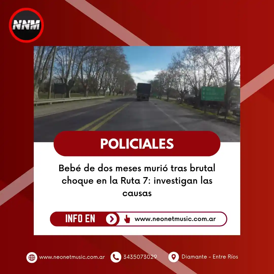 Image from Neo Net Music (Noticias): 🚗🕯️ En la noche del martes, la Ruta Nacional 7 se convirtió en escen...