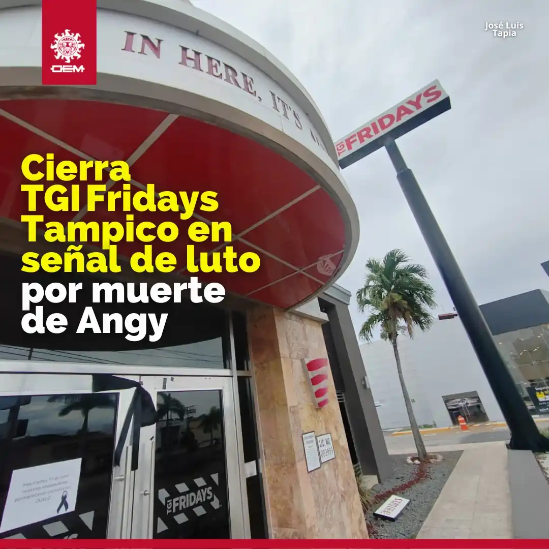 Image from EL SOL DE TAMPICO: 🔴🏬 *FRIDAYS CIERRA Y LANZA COMUNICADO*🏬  🍽️📄El restaurante de *Ta...