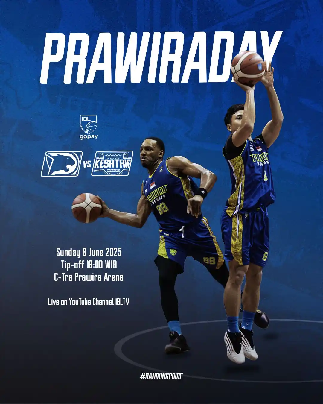 Image from Prawira Bandung: Home court finale tonight! <a class="text-blue-500 hover:underline cur...