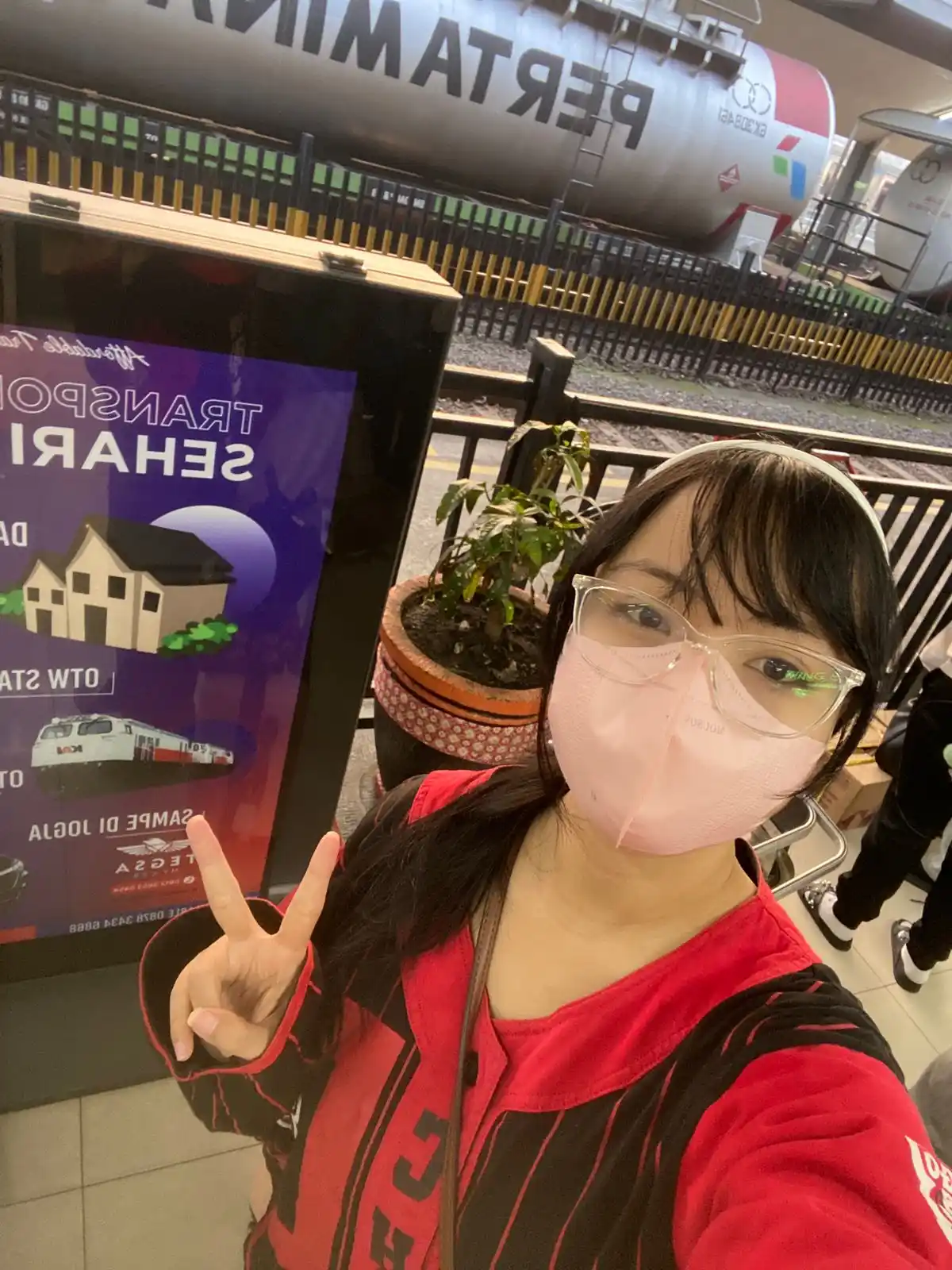 Image from Re:connect 🃏: ijin berangkat Sby dulu banhh...