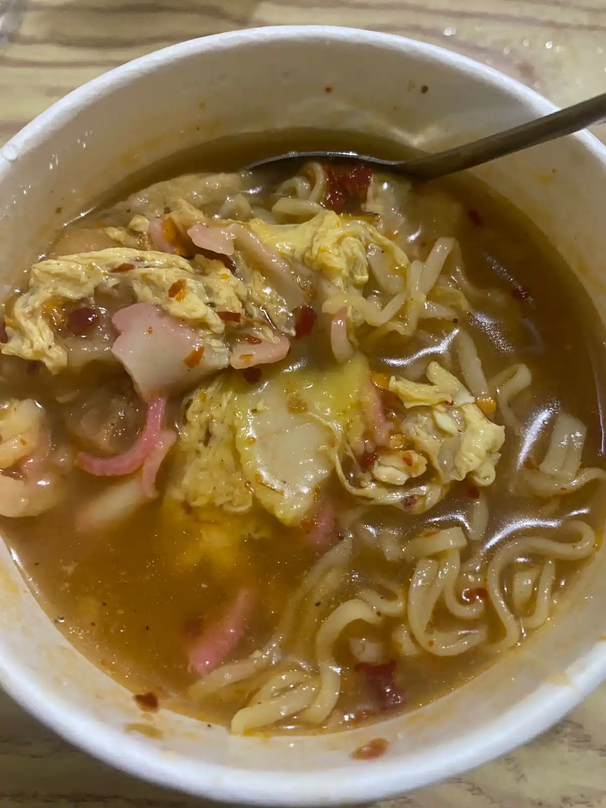 Image from Re:connect 🃏: kesalahanku hari ini adalah… aku buka puasa pake seblak pedes 🥲 alia...