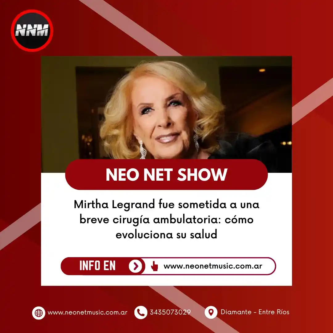 Image from Neo Net Music (Noticias): 🔴 La diva de la televisión fue intervenida este martes en el Sanatori...