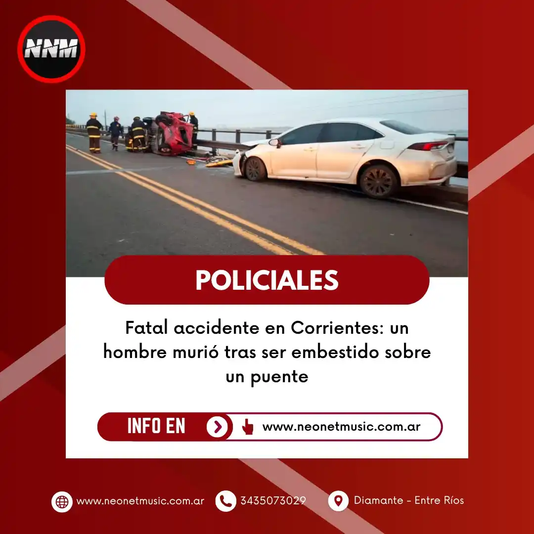 Image from Neo Net Music (Noticias): 🚧🕯️ La Ruta Nacional 123, a la altura del arroyo Batelito, fue escen...