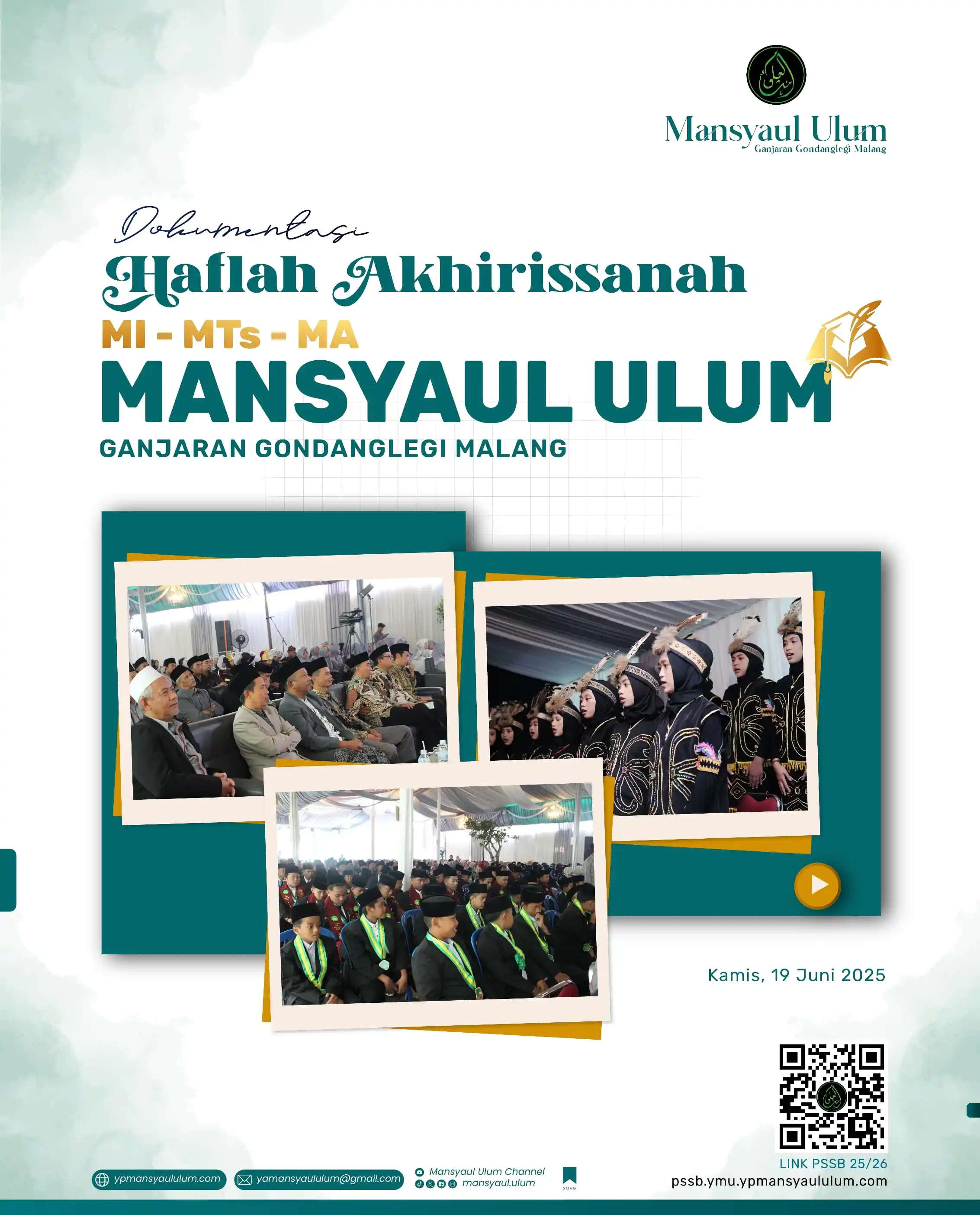 Image from MEDIA MANSYAUL ULUM: Lihat Lengkap Dokumentasi Haflah Alhirissanah MI-MTs-MA Mansyaul Ulum ...