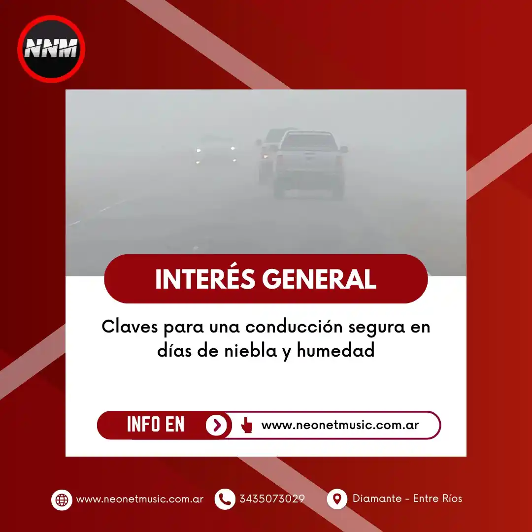 Image from Neo Net Music (Noticias): 🚦⚠️ Los días húmedos y con niebla intensa no son solo grises, también...