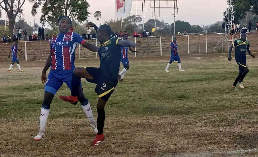 Image from MASVINGO PROVINCIAL INFORMATION DESK OFFICIAL: _Masvingo United Triumphs in Electric Clash Against Renco FC at Muchek...