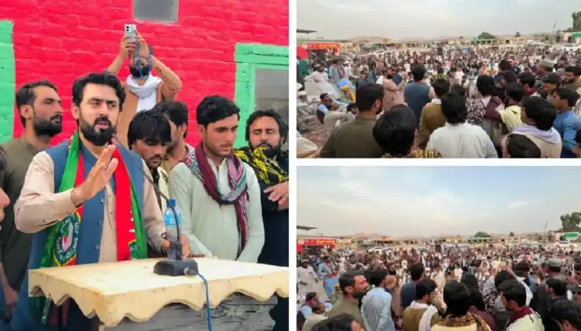 Image from 𝗜𝗺𝗿𝗮𝗻 𝗞𝗵𝗮𝗻🇧🇫🇵🇰: میختر لورالائی میں تحریک انصاف کا پاور شو مختلف سیاسی جماعتوں کے کار...