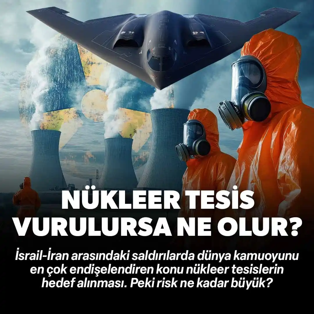 Image from Yeni Şafak: ☢ Nükleer tesis vurulursa ne olur? Tehlike ne: https://ysafak.com/472...