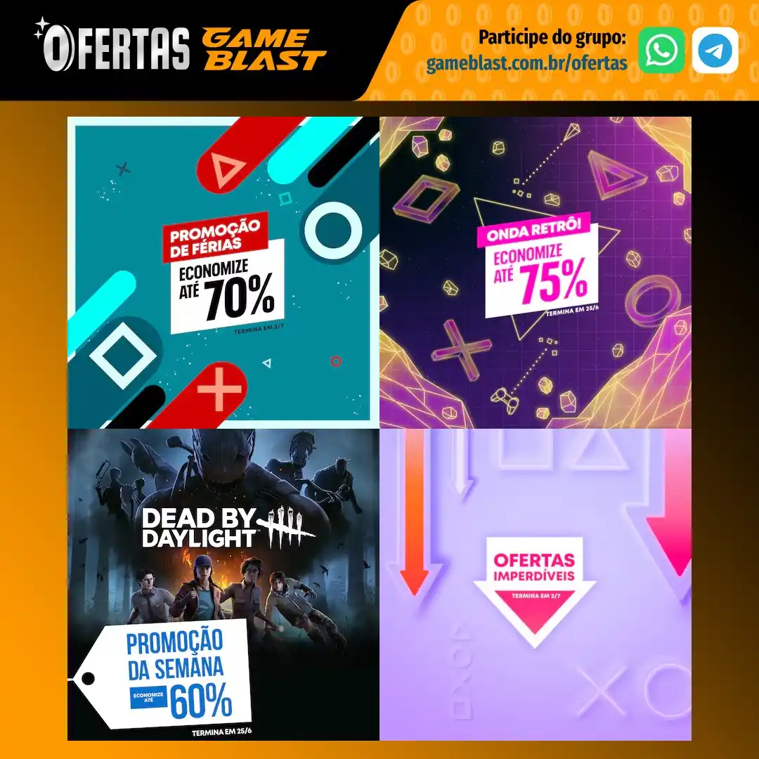 Image from Ofertas GameBlast: 👾 *Ofertas da semana na PlayStation Store* * Promoção de férias: até ...