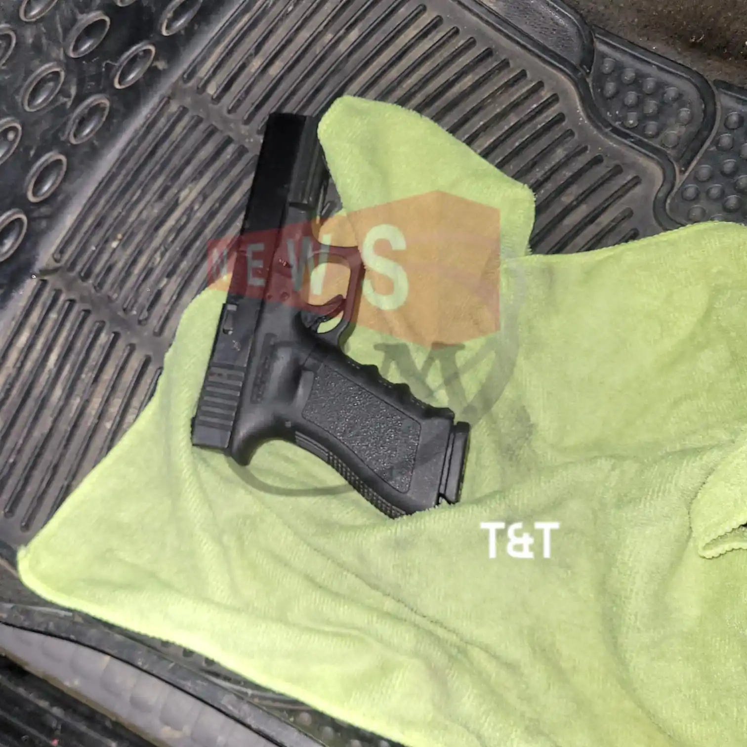 Image from Òn Thè Møvę Newsroom 🇹🇹🗞📰: One of the alleged shooters. He got bounce down in the vicinity while ...