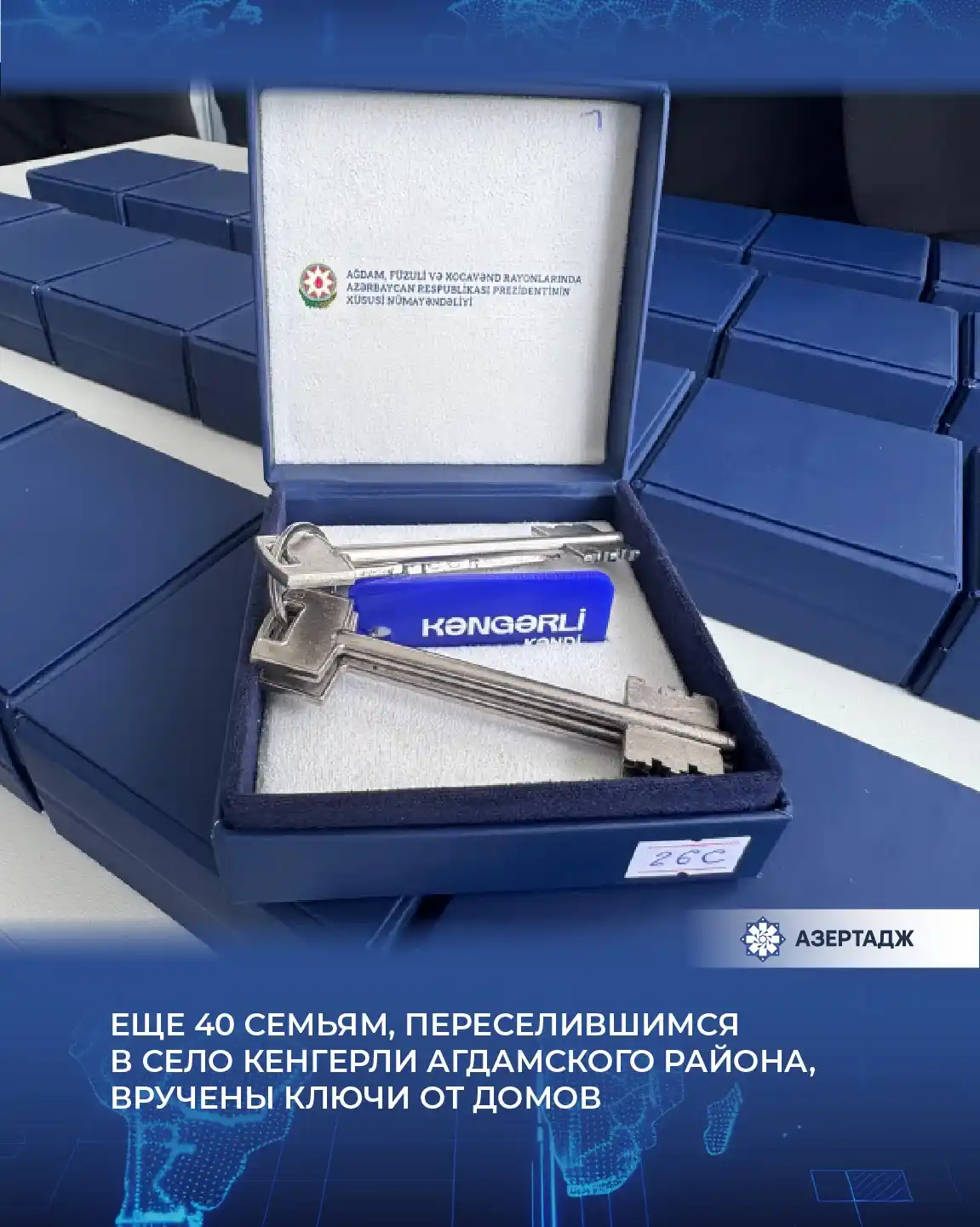 Image from АЗЕРТАДЖ: *Отправленная 18 июня в село Кенгерли Агдамского района группа пересел...