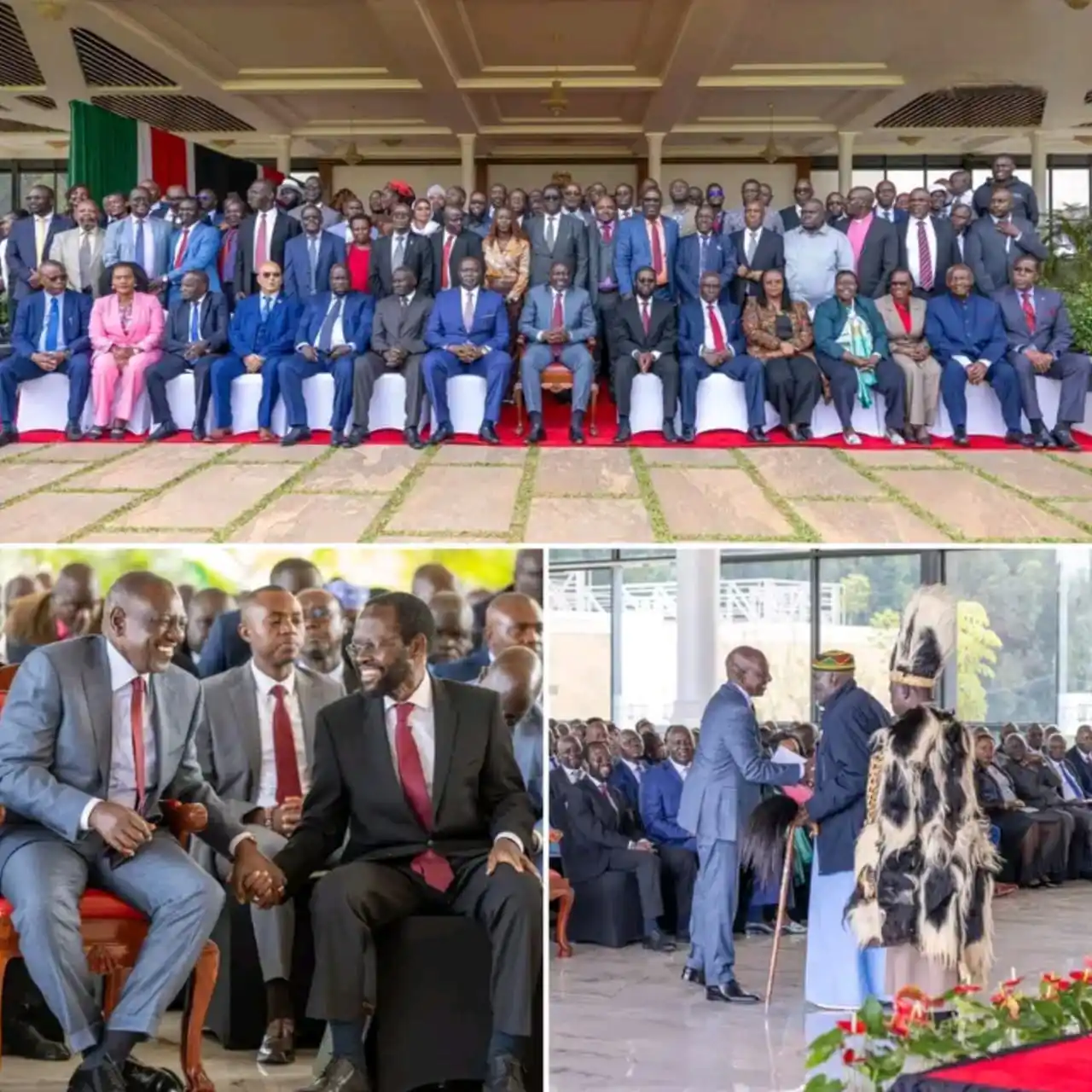 Image from 8T8 Media: President Ruto hosts a delegation from Kisumu County at State House...