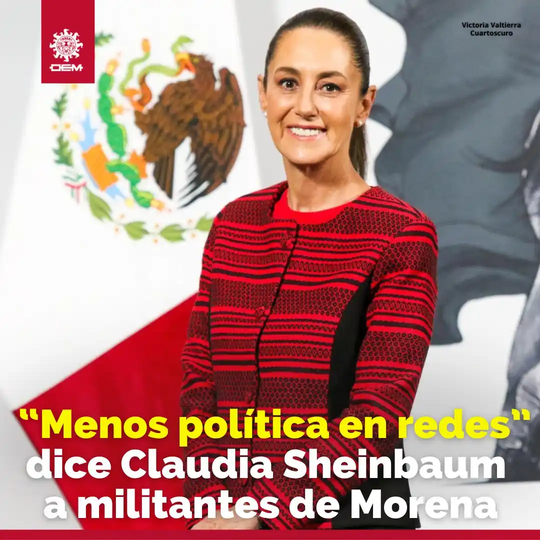 Image from EL SOL DE TAMPICO: *Redes sociales no lo son todo*📵 🔴 Eso fue lo que expreso la *pres...