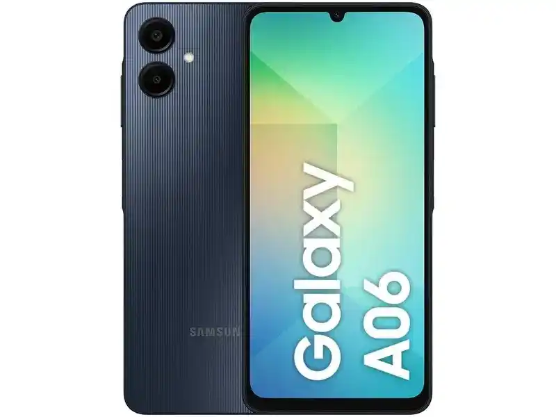 Image from Magazine Rafael Saturno Ofertas ,Descontos e Promoções (OFICIAL): *Smartphone Samsung Galaxy A06 128GB 4GB RAM Azul Escuro 6,7 Câm. Dupl...