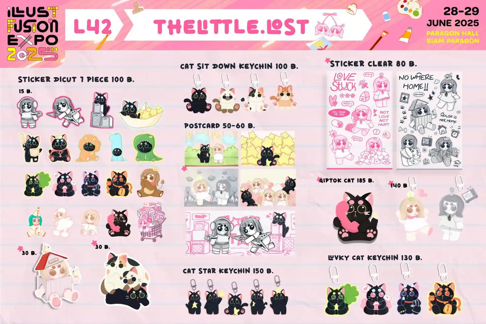 Image from Katalog ILLUSTFUSION THAILAND: The little lost (L42) - die cut sticker 15 thb : 11.200 - die cut stic...