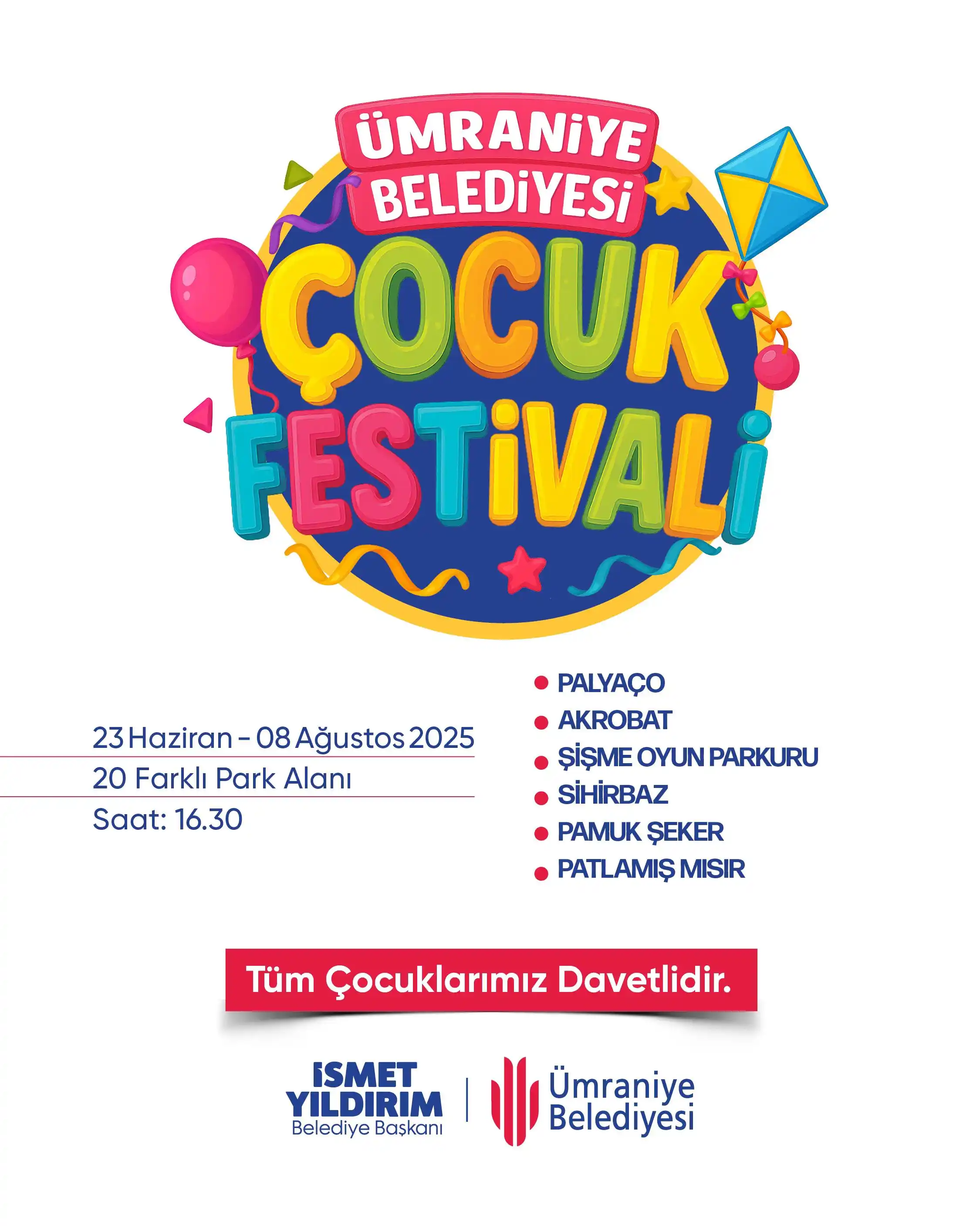 Image from Ümraniye Belediyesi: Ümraniye’de Çocuk Festivali Başlıyor!   Birbirinden güzel etkinliklerl...