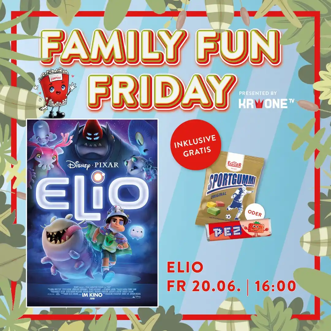 Image from Cineplexx: Am Freitag, 20. Juni um 16 Uhr, heißt es wieder: FAMILY FUN FRIDAY - p...
