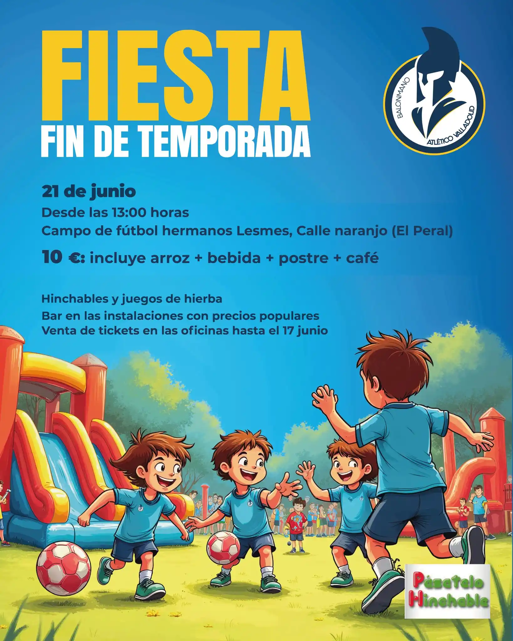 Image from Recoletas Atlético Valladolid : 💙 ¡Cierra la temporada por todo lo alto con nosotros! El 21 de junio ...