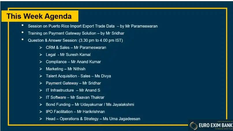 Euro Exim Bank - Independent Sales Consultants Group post