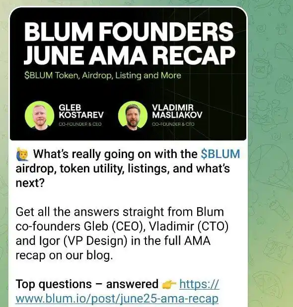 Image from ComPho Crypto Bitcoin: $BLUM Token, Airdrop & Listings Announcement  🔹 $BLUM will be tradabl...