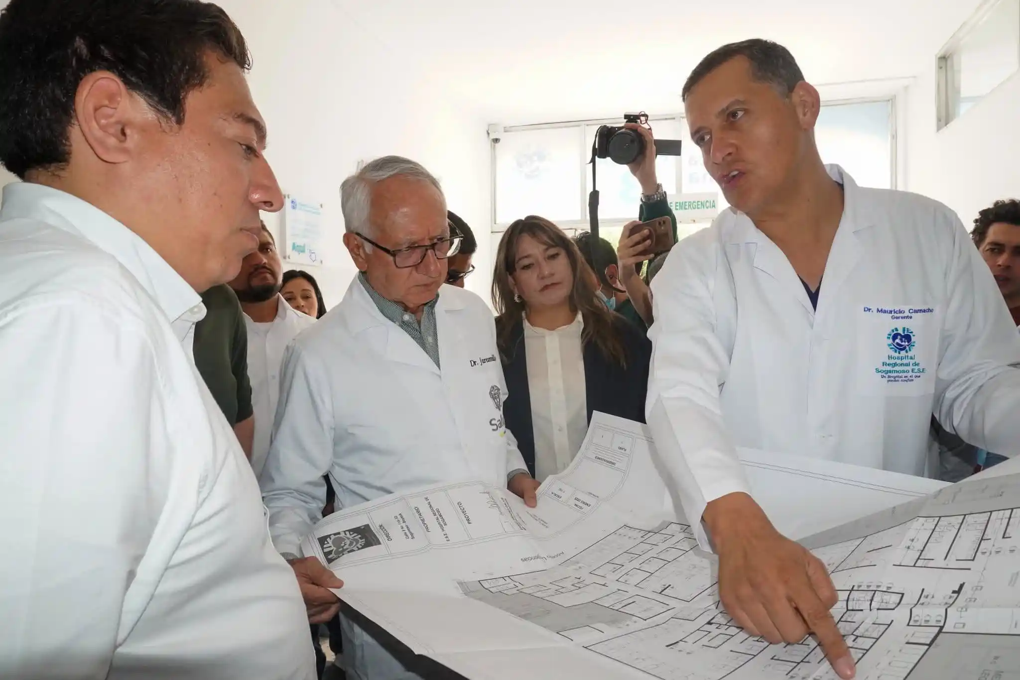 Image from MinSaludColombia: *En Sogamoso, Boyacá, el ministro de Salud, Guillermo Alfonso Jaramill...