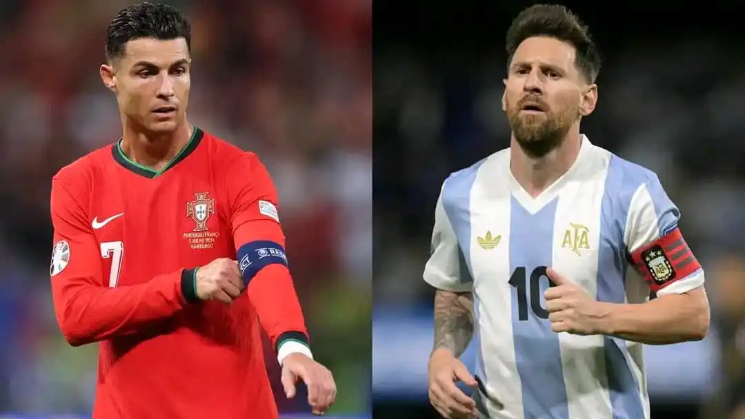 Image from FABRIZIO ROMANO CANAL OFICIAL: 🚨 Leo Messi: “Off the pitch, me and Cristiano Ronaldo… we are two NOR...