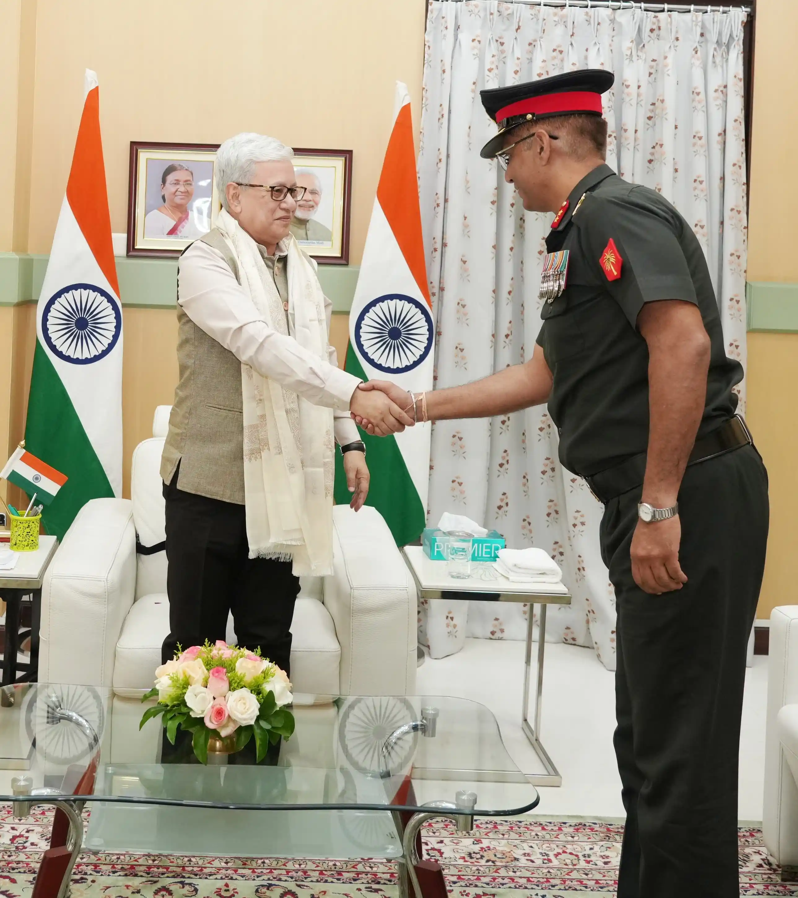 Image from Governor of Telangana: Major General Ajay Misra, General Officer Commanding, Telangana & Andh...