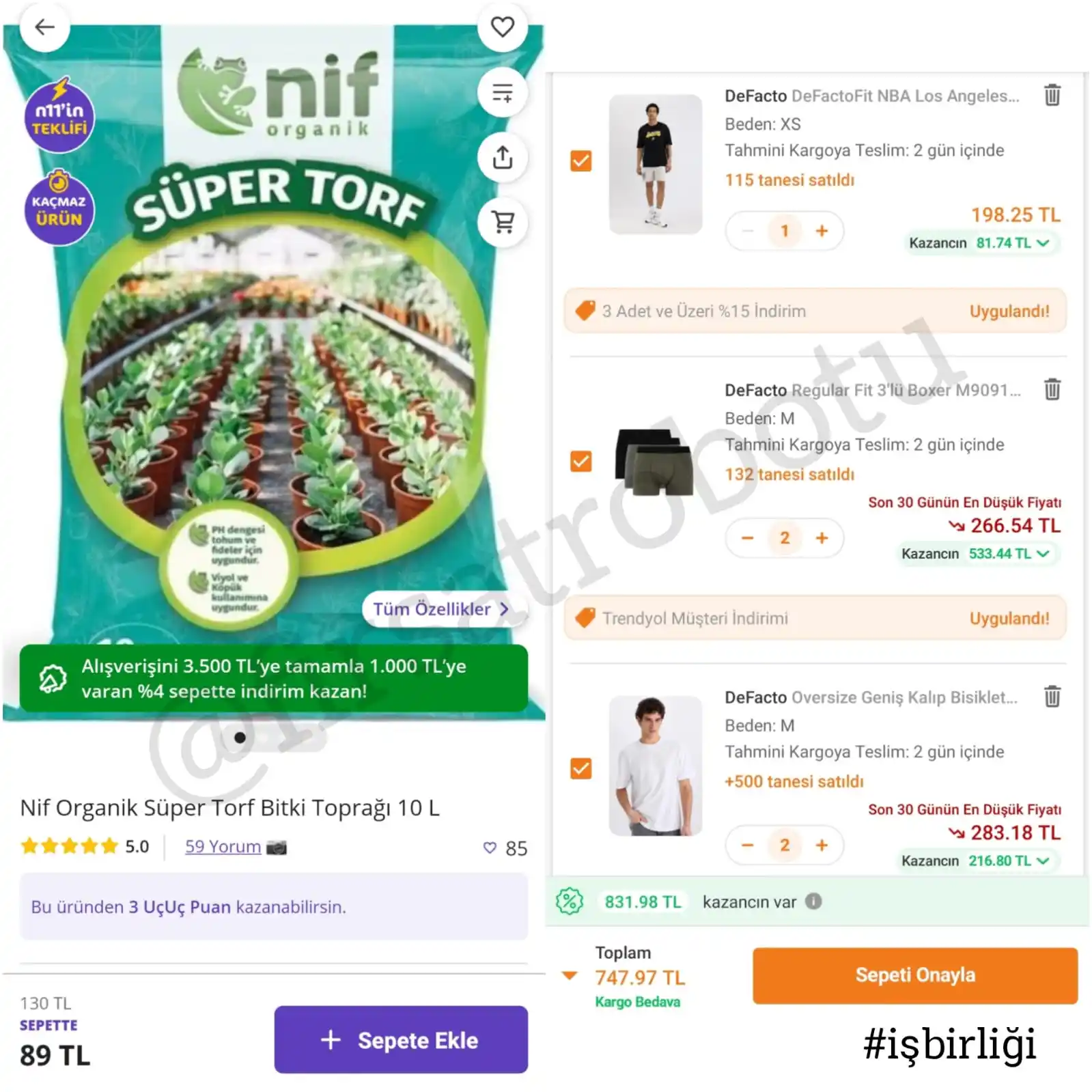 Image from Fırsat Robotu: 💥Nif Organik Süper Torf Bitki Toprağı 10 Lt 89₺ Kargo Bedava 🔗https...