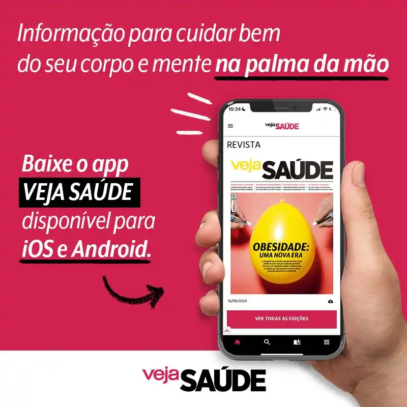 Image from Veja Saúde : O aplicativo de *Veja Saúde* conta com uma interface ideal para a nave...