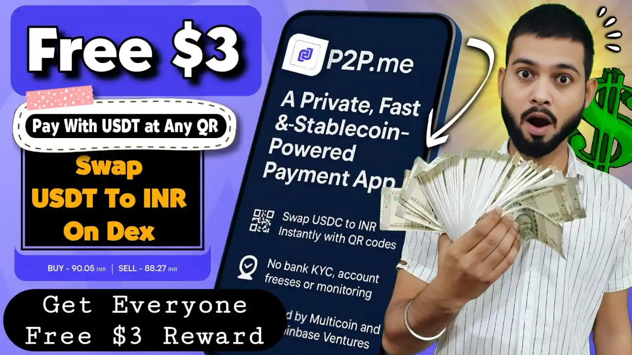 Image from ComPho Crypto Bitcoin: 🚀 P2P.me New Launch – Early Users ke Liye Special Offer! 🤑 🔁 USDT ...