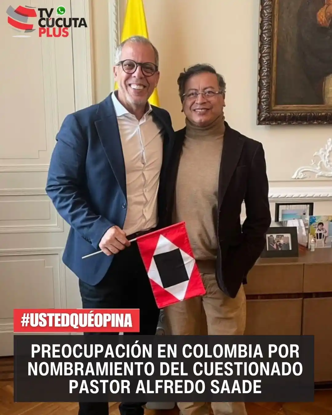 Image from Tvcucuta.co: Preocupación en Colombia por nombramiento del cuestionado pastor Alfre...