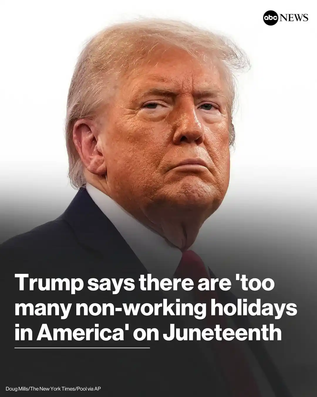 Image from ABC News: President Trump took to his social media platform on Thursday to say t...
