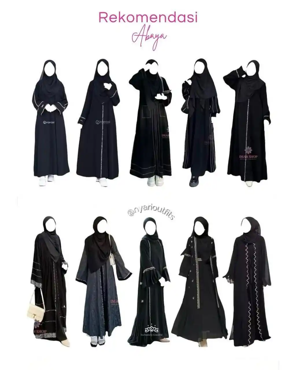 Image from OOTD Hijab |  Inspirasi OOTD | Rekomendasi Outfit | Outfit Hijab: rekomendasi abaya cocok buat lebaran 🫶🛍️ yukk spill ⤵️ mulai dari ki...