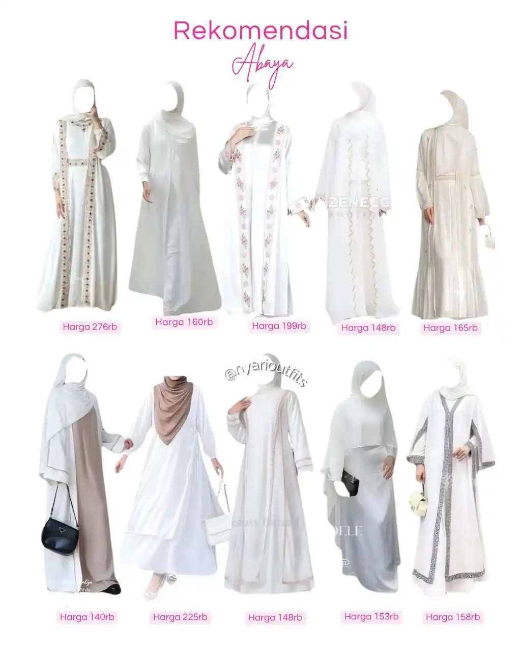 Image from OOTD Hijab | Inspirasi OOTD | Rekomendasi Outfit | Outfit Hijab: rekomendasi abaya 🛍️🛍️ yukk spill ⤵️ 1. Abaya https://s.shopee.co.i...