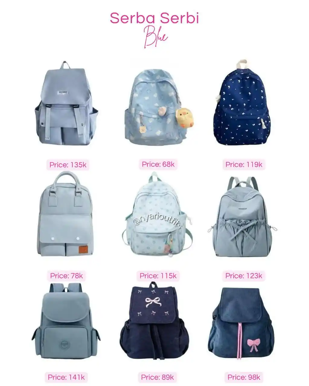 Image from OOTD Hijab |  Inspirasi OOTD | Rekomendasi Outfit | Outfit Hijab: serba serbi sekolah serba biru 🦋🫐 yukk spill ⤵️ 1. Mismi https://s.s...