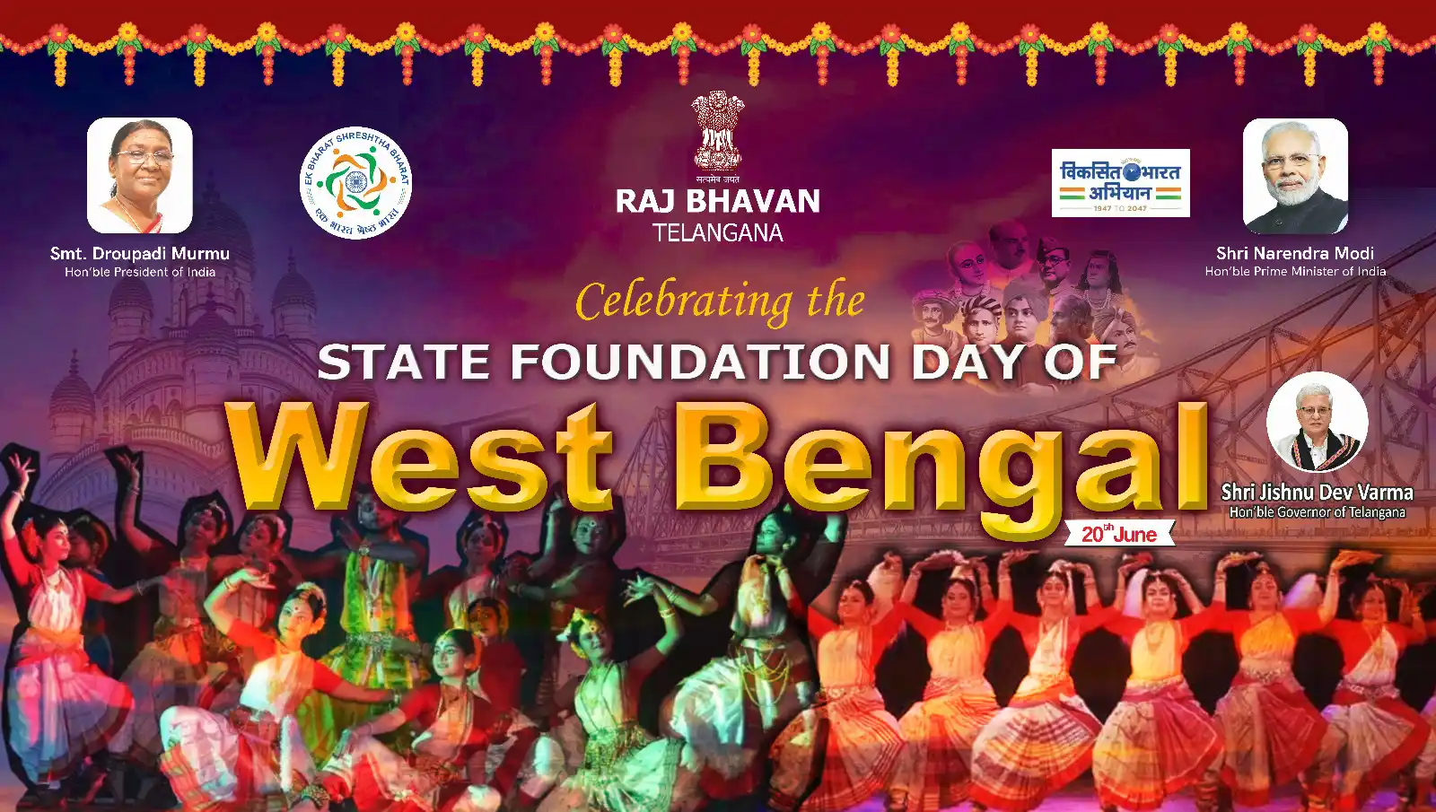 Image from Governor of Telangana: The Hon’ble Governor of Telangana,Shri Jishnu Dev Varma, participated ...