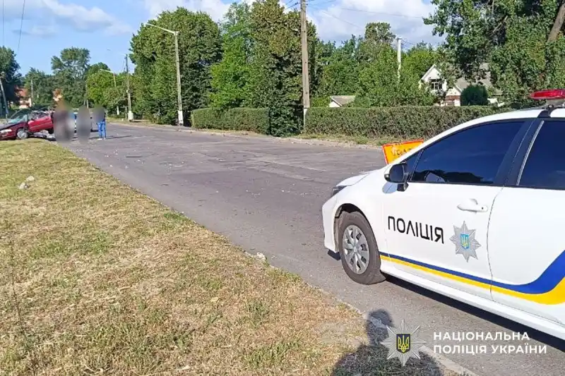 Image from Суспільне Полтава: У місті Горішні Плавні Кременчуцького району сталася ДТП за участі авт...