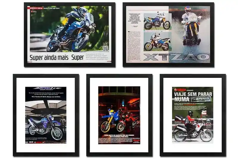 Image from Auto Livraria Best Cars: *XTZ, Ténéré, XT 660, Super Ténéré: as Yamahas de trilha em quadros*  ...