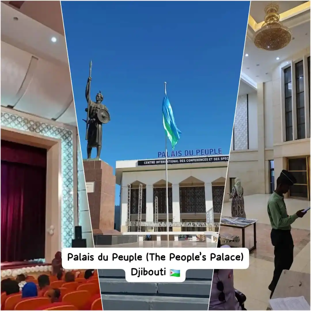 Image from TheAfricanDream.net: AFRICAN MONUMENTS The People’s Palace in Djibouti City, Djibouti, is ...