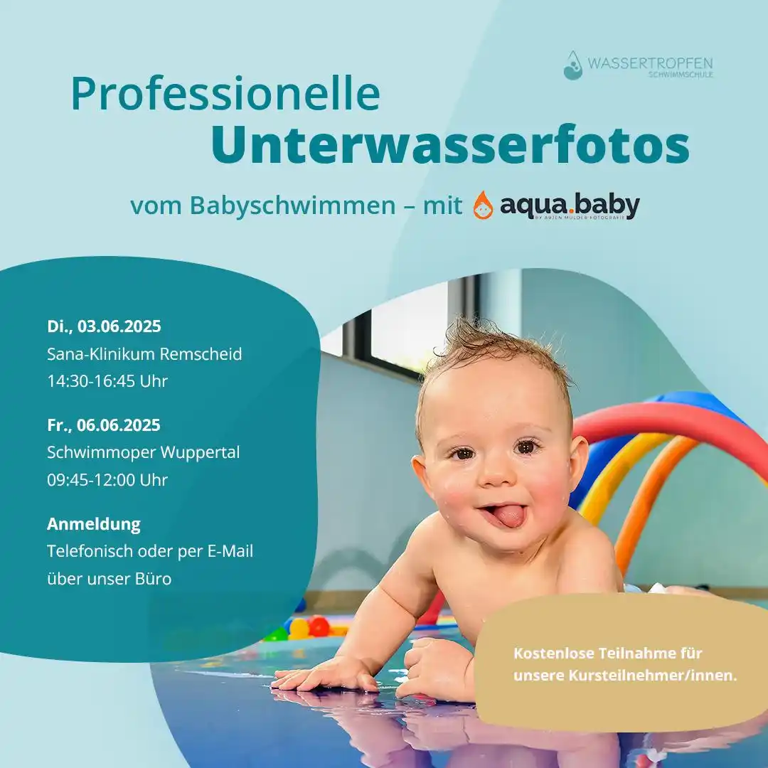 WASSERTROPFEN - Schwimmschule ab 3 Monaten post