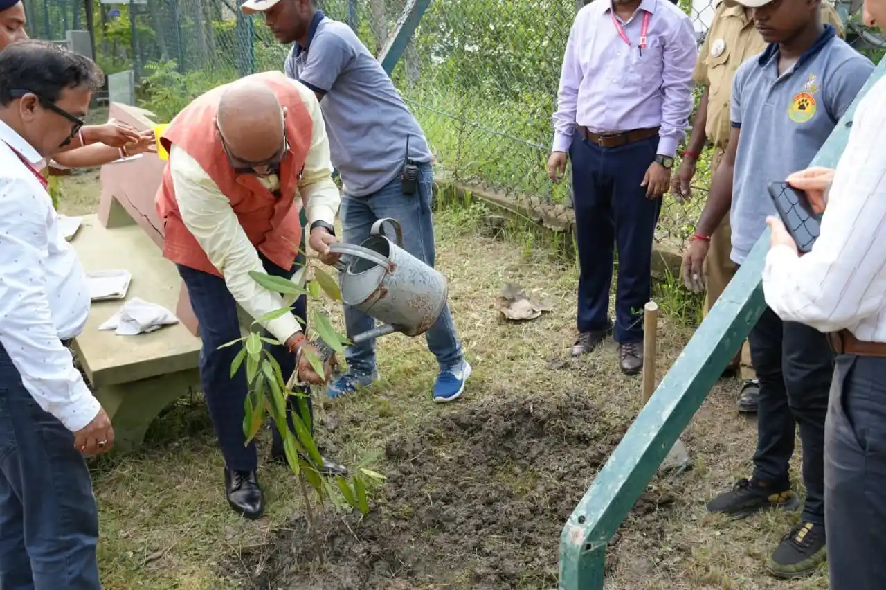Image from Indian Postal Khabar (DOP): As part of the 'Ek Ped Maa Ke Naam' campaign, Shri Ashok Kumar, Chief ...