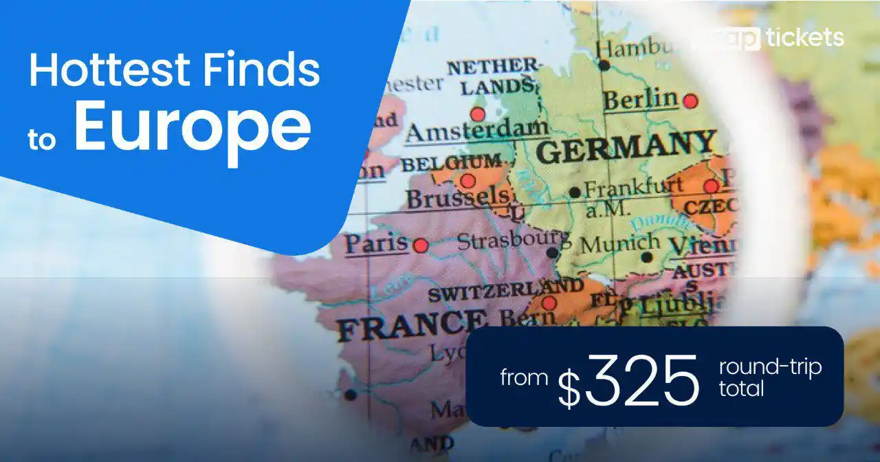 Image from ASAPTickets: 🤩Europe on Your Radar? Make it Happen!🌏 Fares from just $325* round-...