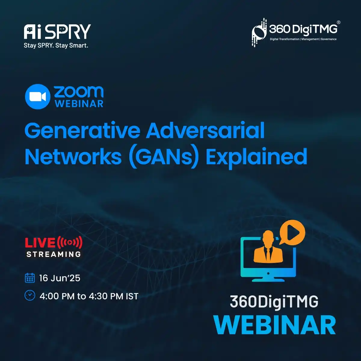Image from 360DigiTMG - AI & Data Science Hub: *🚀GANs: Generative Adversarial Networks Explained | 360DigiTMG🚀*  📅...
