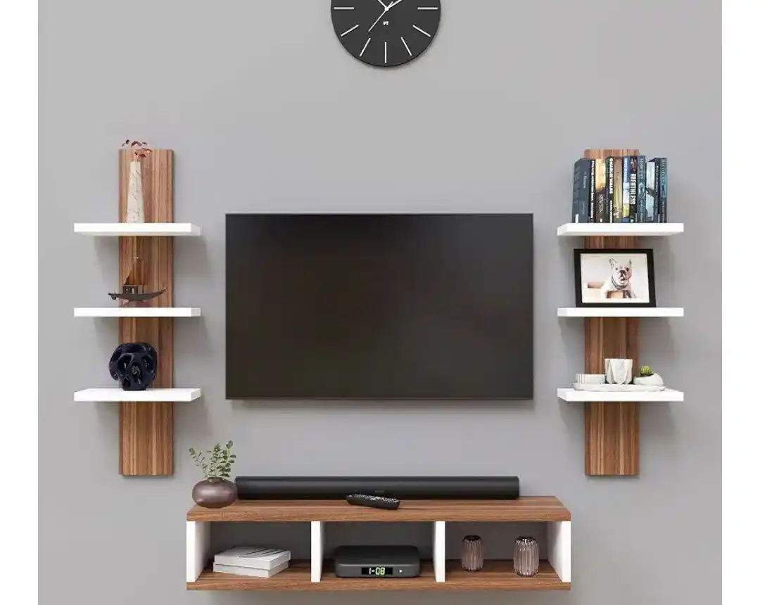 Image from 💥 Loot Bazaar – Amazon Flipkart Myntra Meesho Ajio Deals Offers Coupons Discounts Sale Today 🔥: Grab FAAst 🔥🔥 Engineering Wood Wall Mount TV Cabinet with Shelves ...