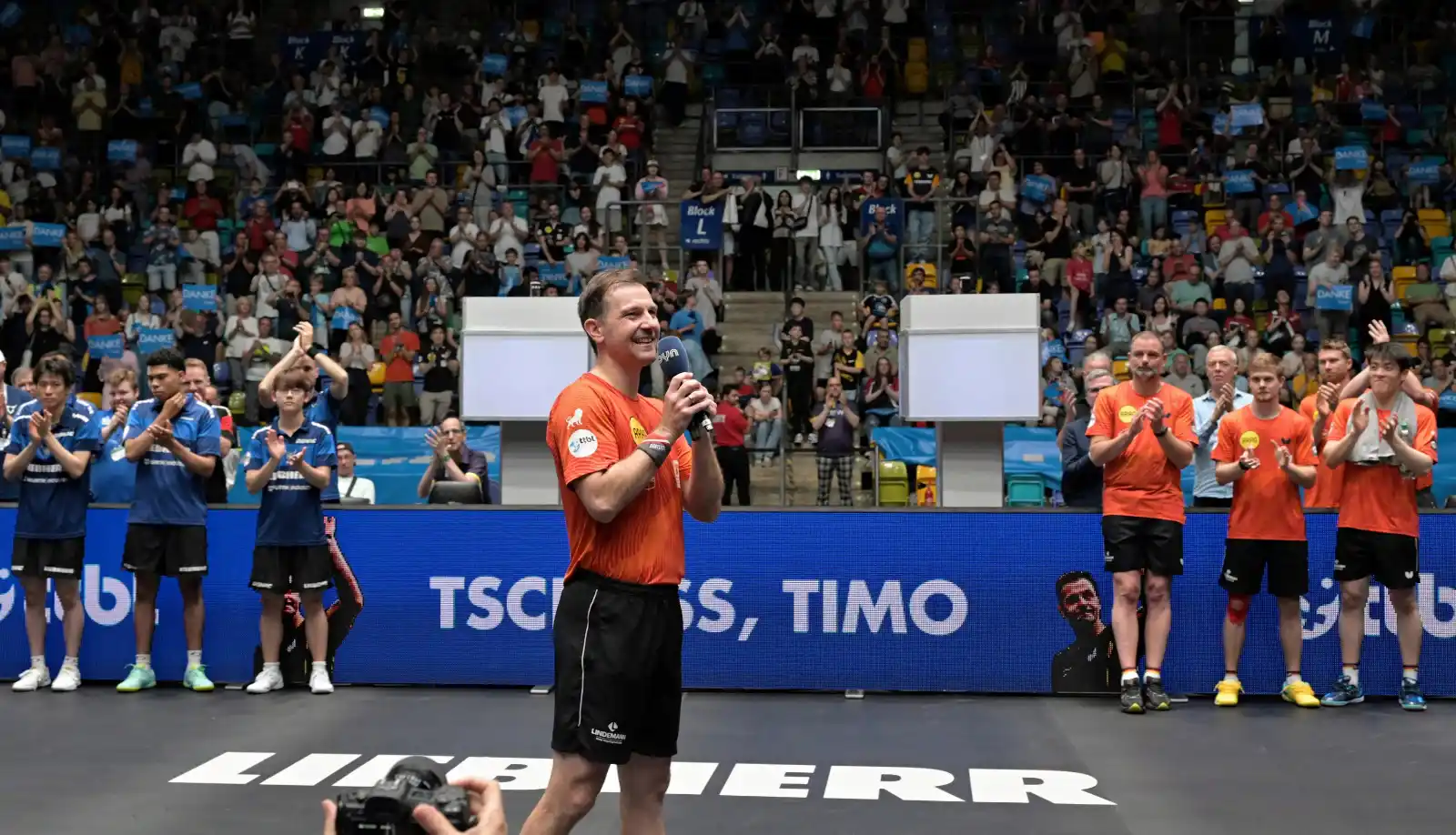 Image from tischtennis.de: Hallo Tischtennis-Deutschland, Timo Boll verabschiedet sich beim TTBL-...
