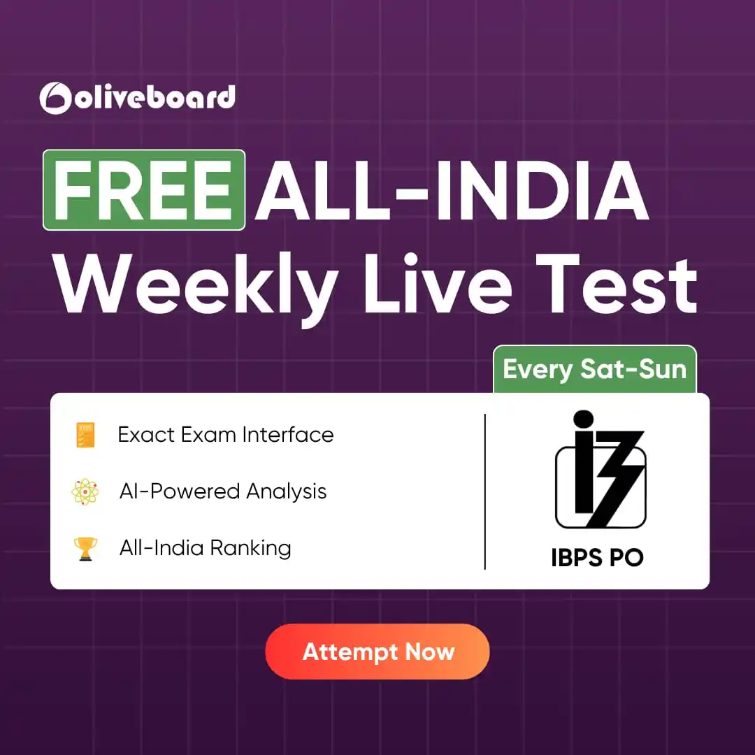 Image from Bank Exam Preparation: 🚀 *IBPS PO Live Test Starts Today!* Participate in All-India FREE W...