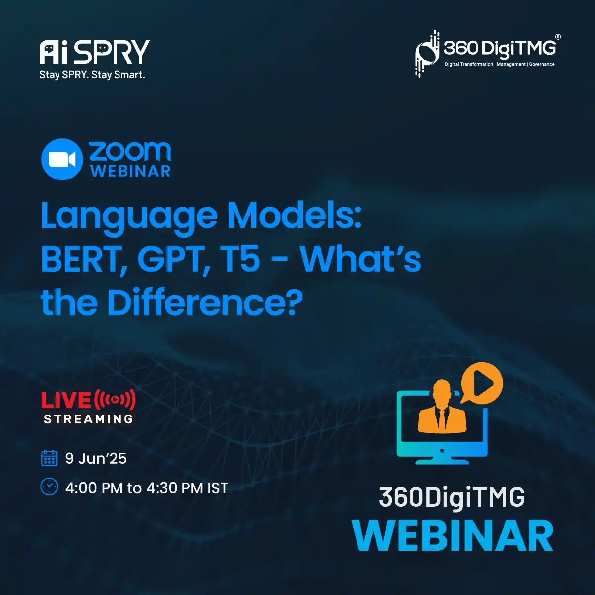 Image from 360DigiTMG - AI & Data Science Hub: *🚀Language Models: BERT, GPT, T5 - What’s the Difference | 360DigiTMG...