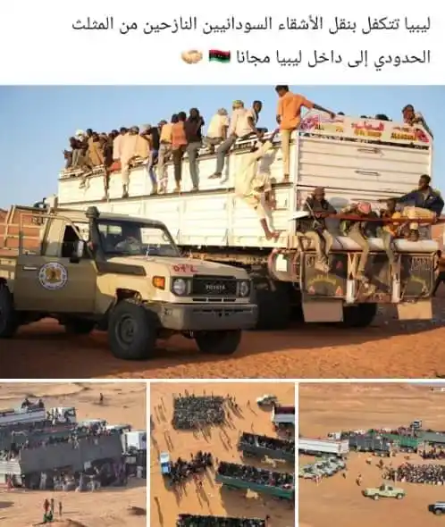 Image from F.L.A Front De La Libération De L'azawad: Libye s'engage à transporter gratuitement les frères soudanais déplacé...